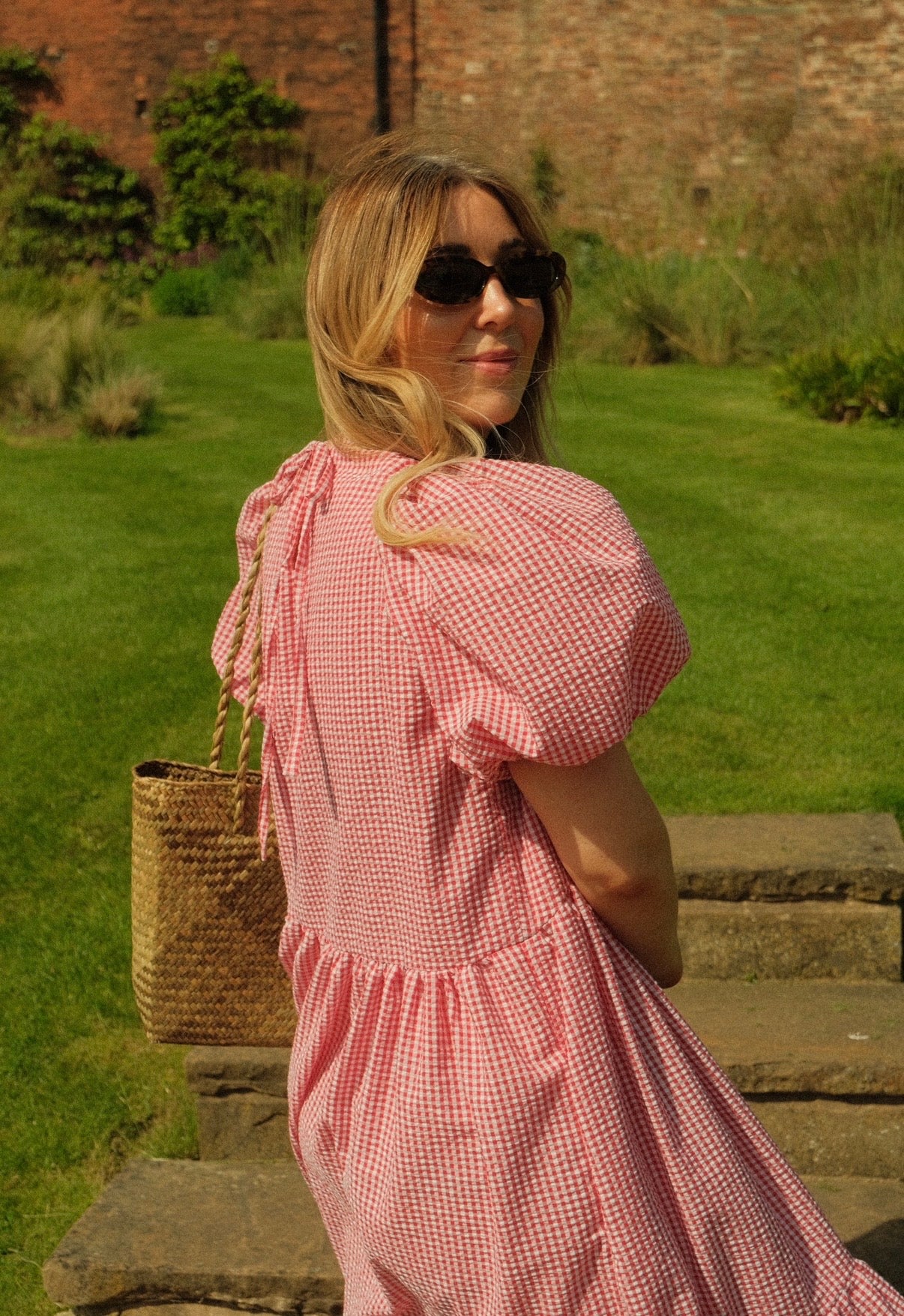 Flora in Red Gingham