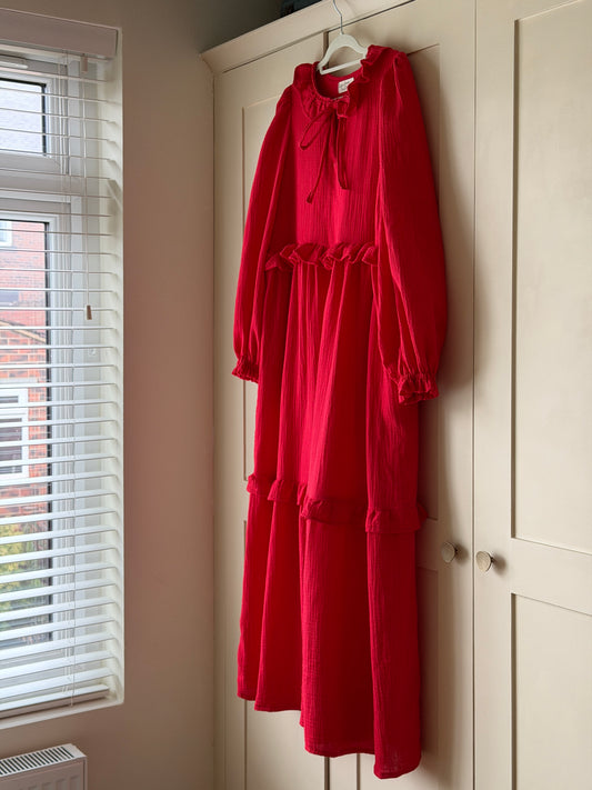 Mabel Dress in Red