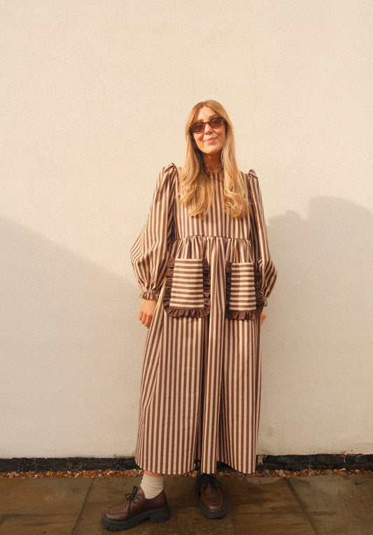 Florence in Chocolate Stripe