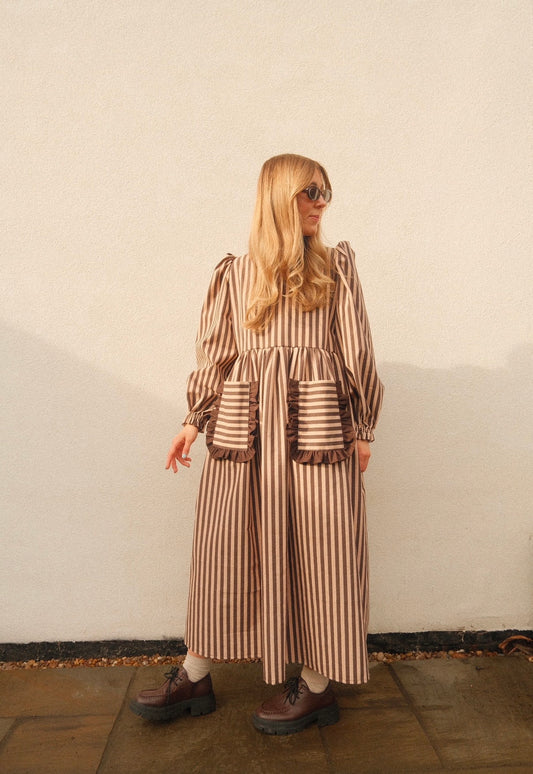 Florence in Chocolate Stripe