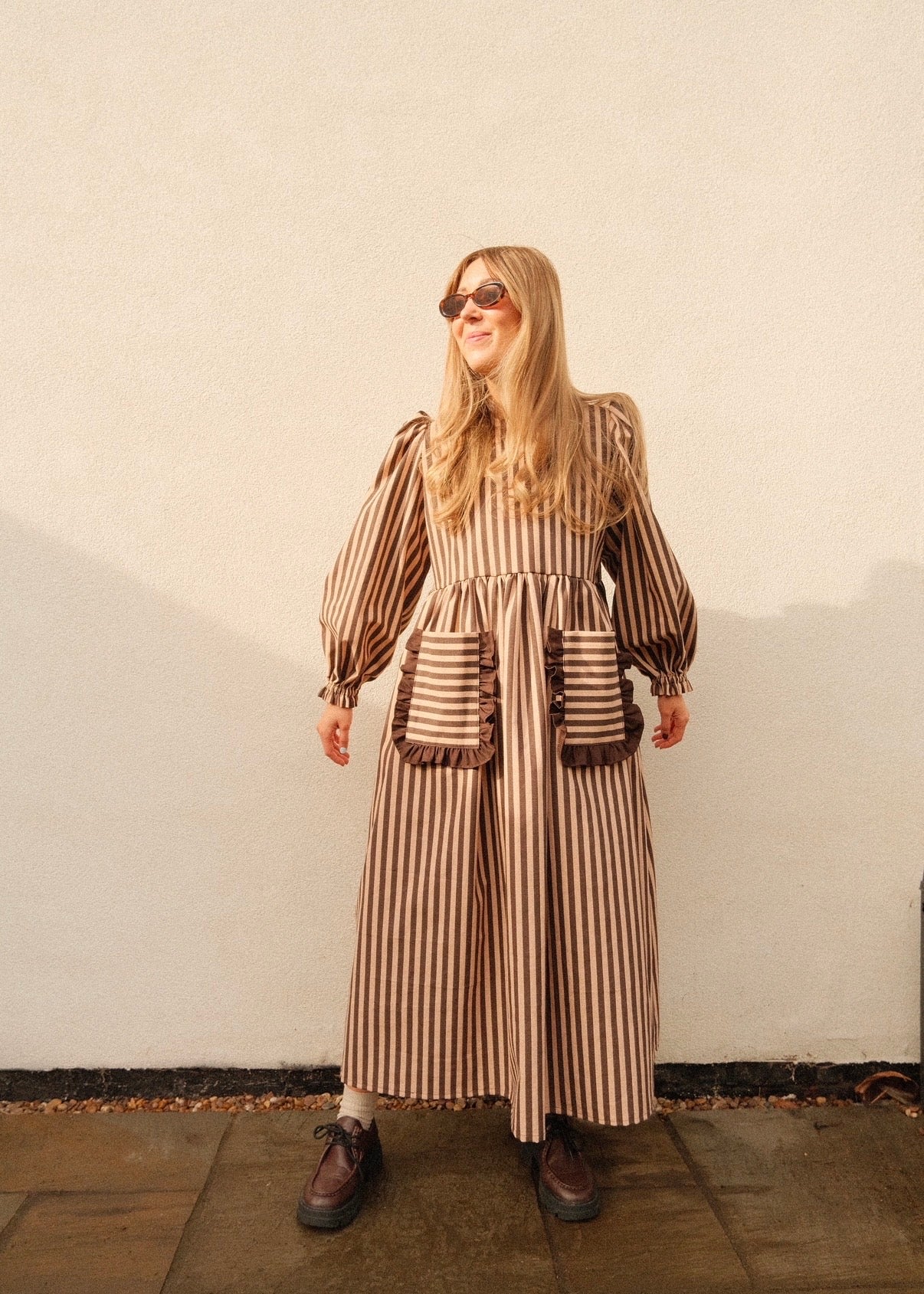 Florence in Chocolate Stripe