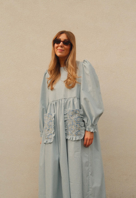 Florence in Sky Blue Stripe