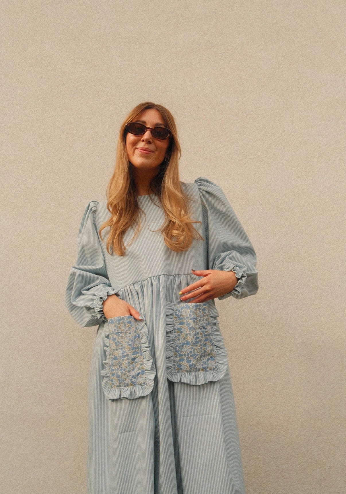 Florence in Sky Blue Stripe