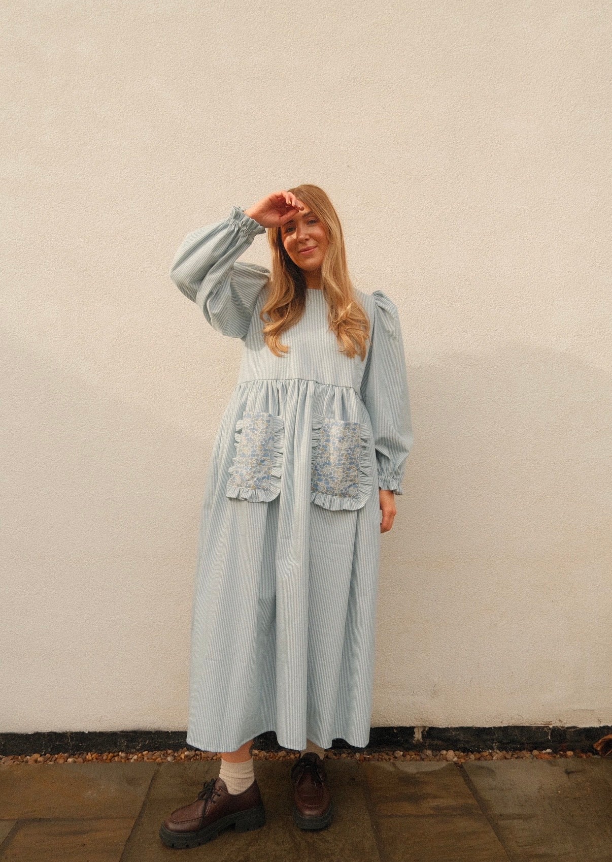 Florence in Sky Blue Stripe