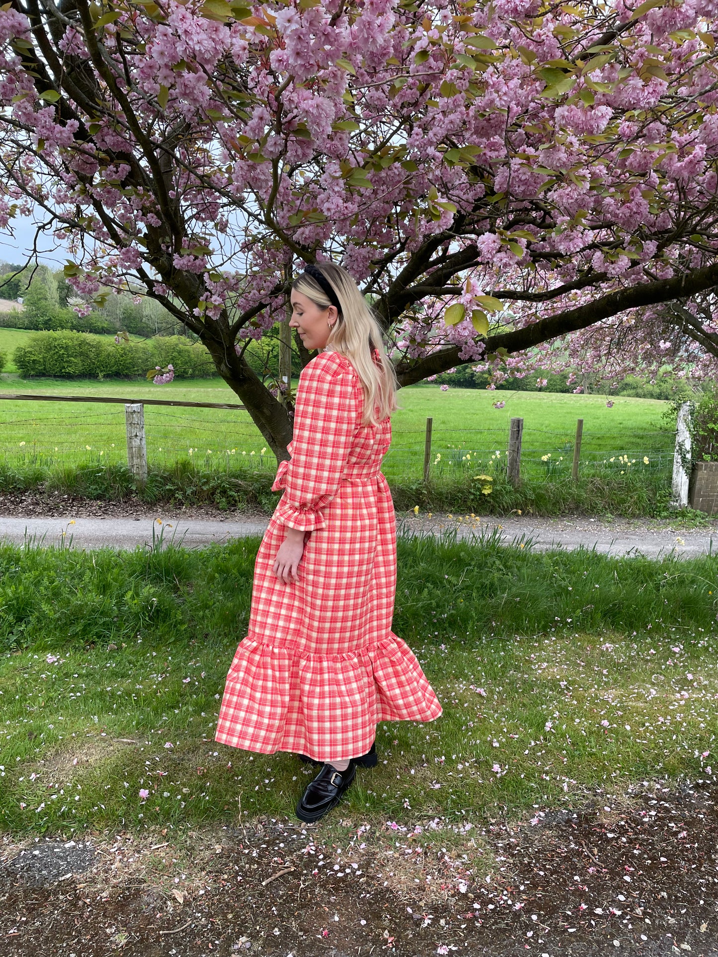 Alexa in Red and Cream