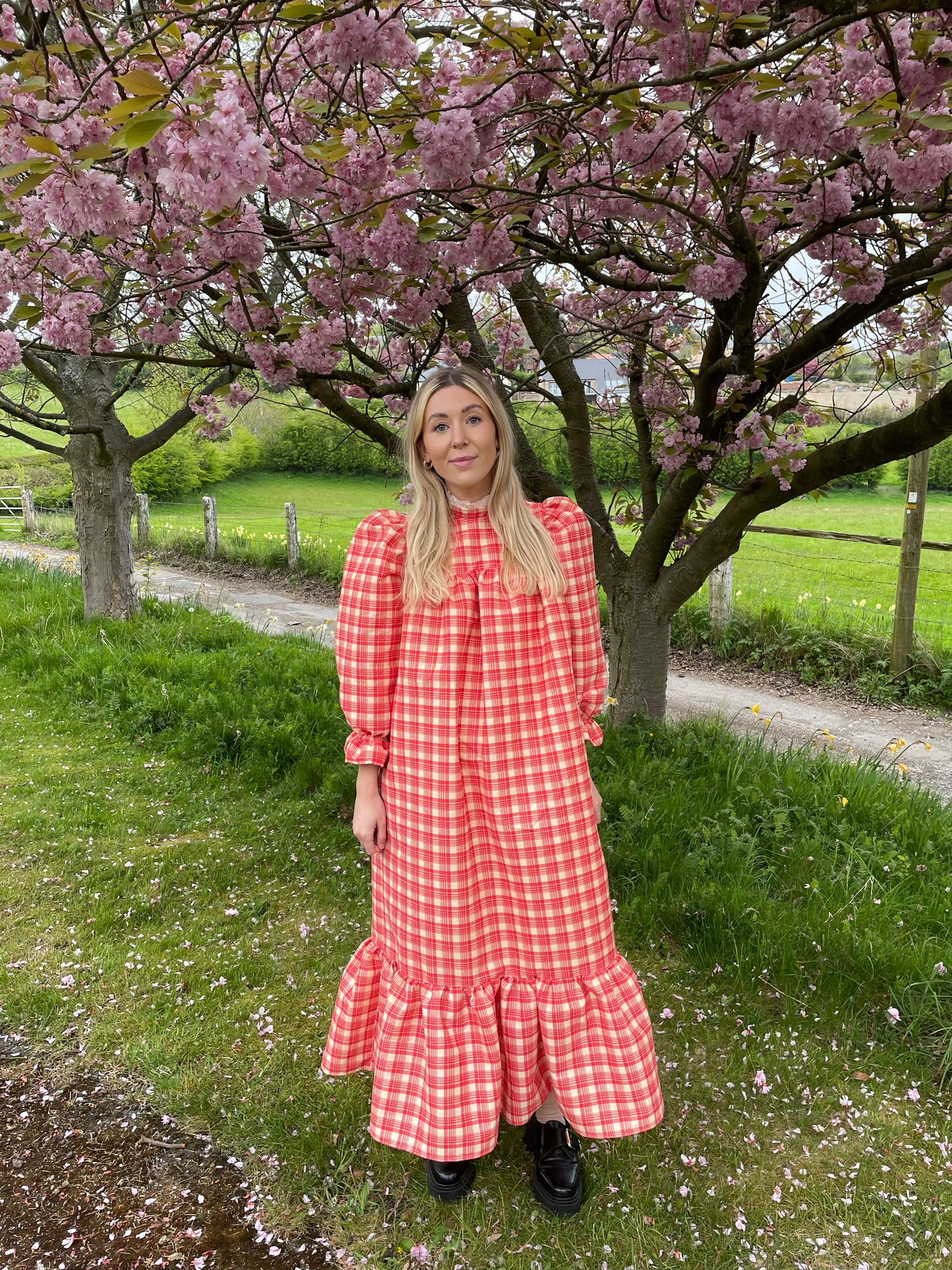 Alexa in Red and Cream