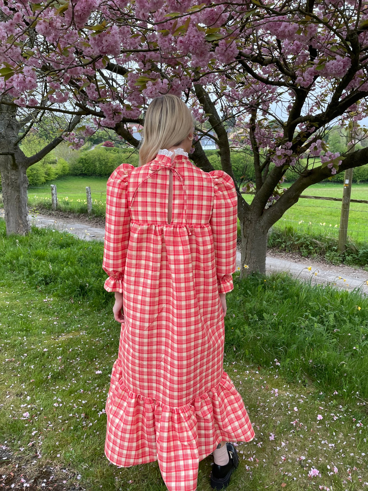 Alexa in Red and Cream