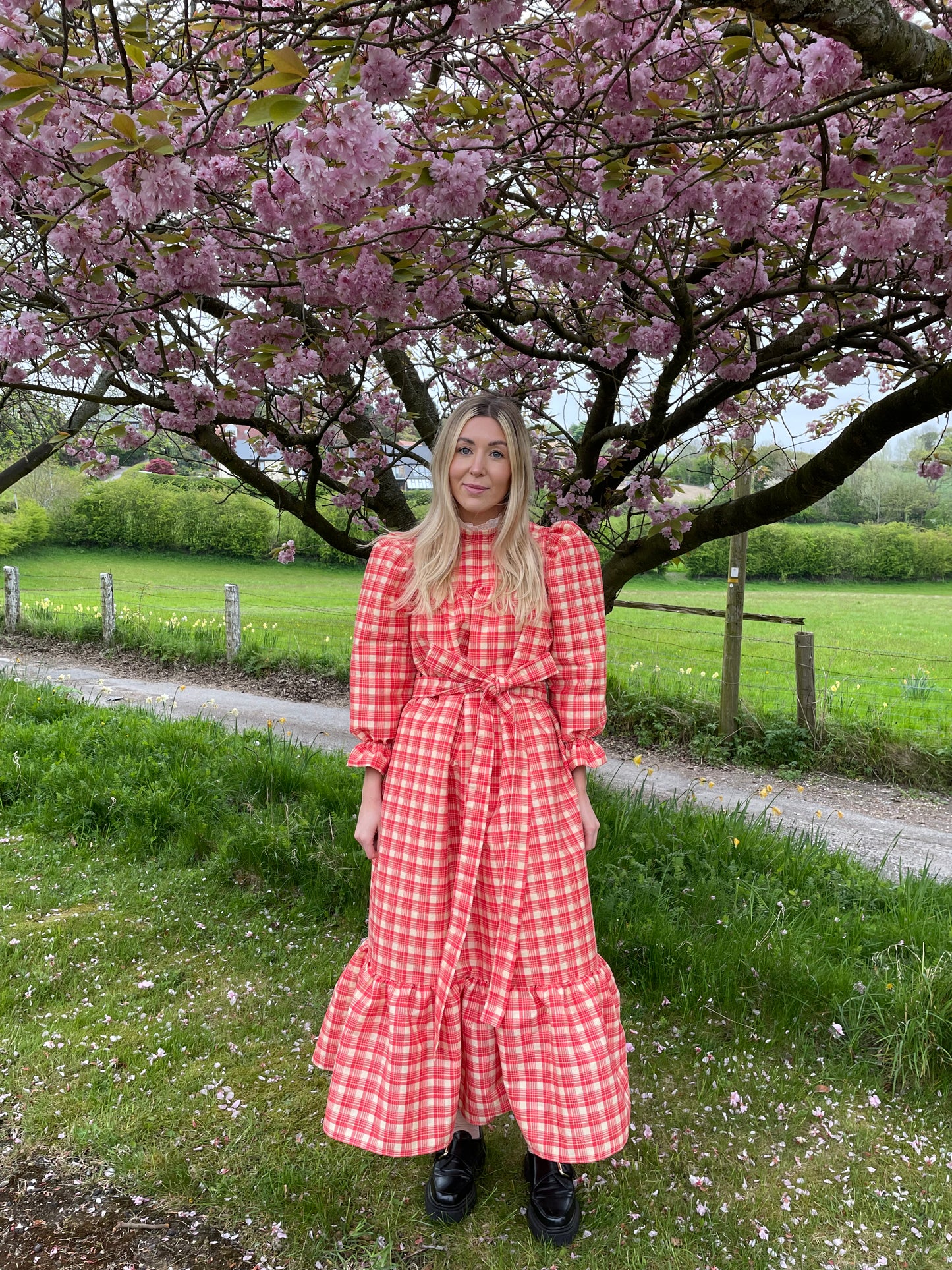 Alexa in Red and Cream