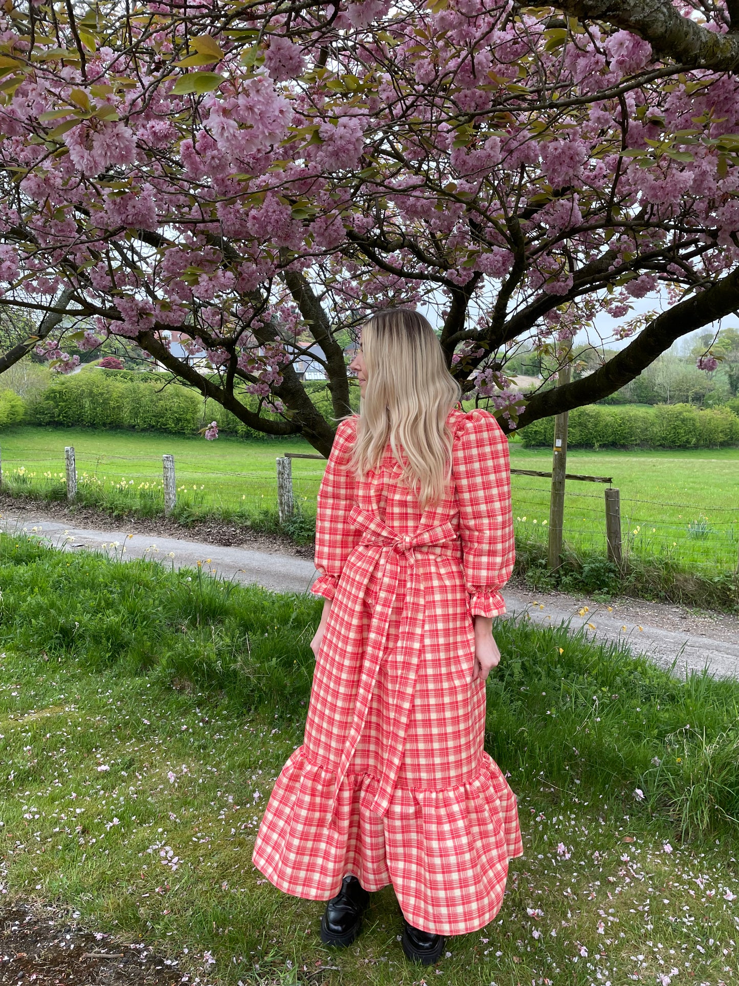 Alexa in Red and Cream